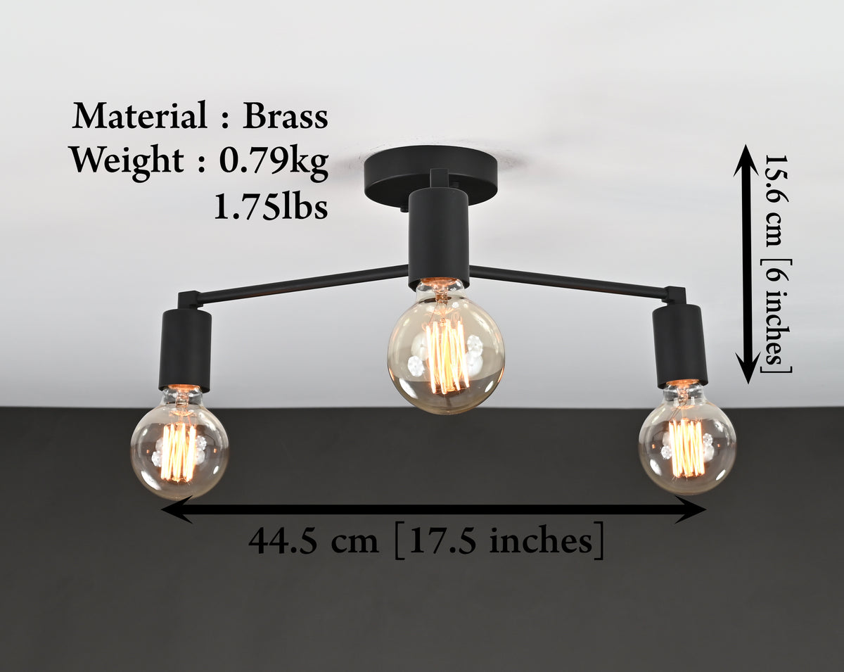 Lisbon Beacon - Ceiling Chandelier - 3 Lights - 32172