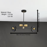 Vienna Beacon - Brass Chandelier - 6 Lights - 32187