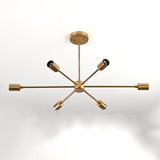 Tokyo Vector - Brass Chandelier - 6 Lights - 32191