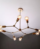 8 Arms Brass Sputnik Chandelier 27