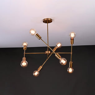 8 Arms Brass Sputnik Chandelier 25