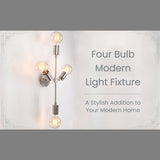 Customizable Mid-Century Brass Wall Sconce | Modern Industrial Cross Arm Light Fixture - 32505