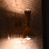 Mid-Century Diabolo Style Wall Sconce | Customizable Handcrafted Lighting Fixture for Modern Interiors - 32581