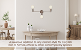 Customizable Mid-Century Modern Brass Wall Sconce | Sleek Minimalist Design - 32502