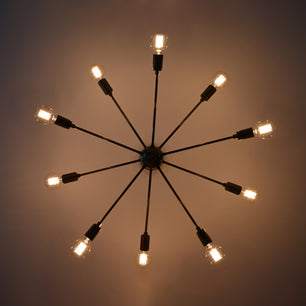 10 Arms Brass Sputnik Chandelier 33