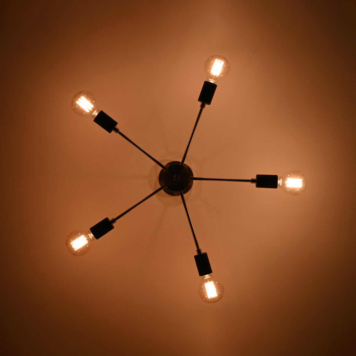 Paris Vector Mid-century Chandelier - 5 Lights - 32169