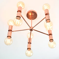 5 Arms Brass Sputnik Chandelier 17