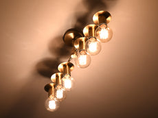 6 Bulbs Brass Vanity Light 26