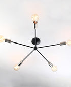 5 Arms Brass Sputnik Chandelier 25.5