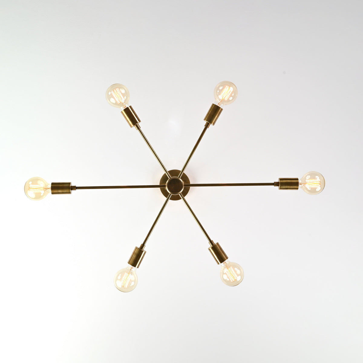 Tokyo Vector - Brass Chandelier - 6 Lights - 32191