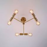 Copenhagen Beacon - Brass Chandelier - 6 Lights - 32207