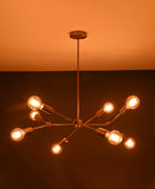 8 Arms Brass Sputnik Chandelier 27