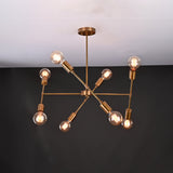 Kyoto Beacon Mid-century Chandelier - 8 Lights - 32212