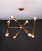 8 Arms Brass Sputnik Chandelier 25