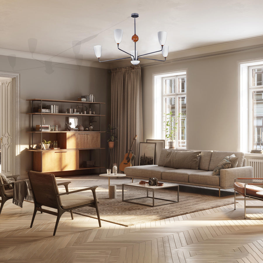 Monaco Apex  -  Uplifting Pendant Chandelier - 5 Lights - 32216