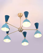 5 Arms Diabolo Style Brass Chandelier 31