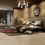 Mid-Century Modern Diabolo Style Chandelier – 6 Arms, 12 Lights | Custom Finish & Size | Dual Light Direction - 32233