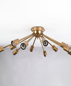 12 Arms Brass Sputnik Chandelier 30