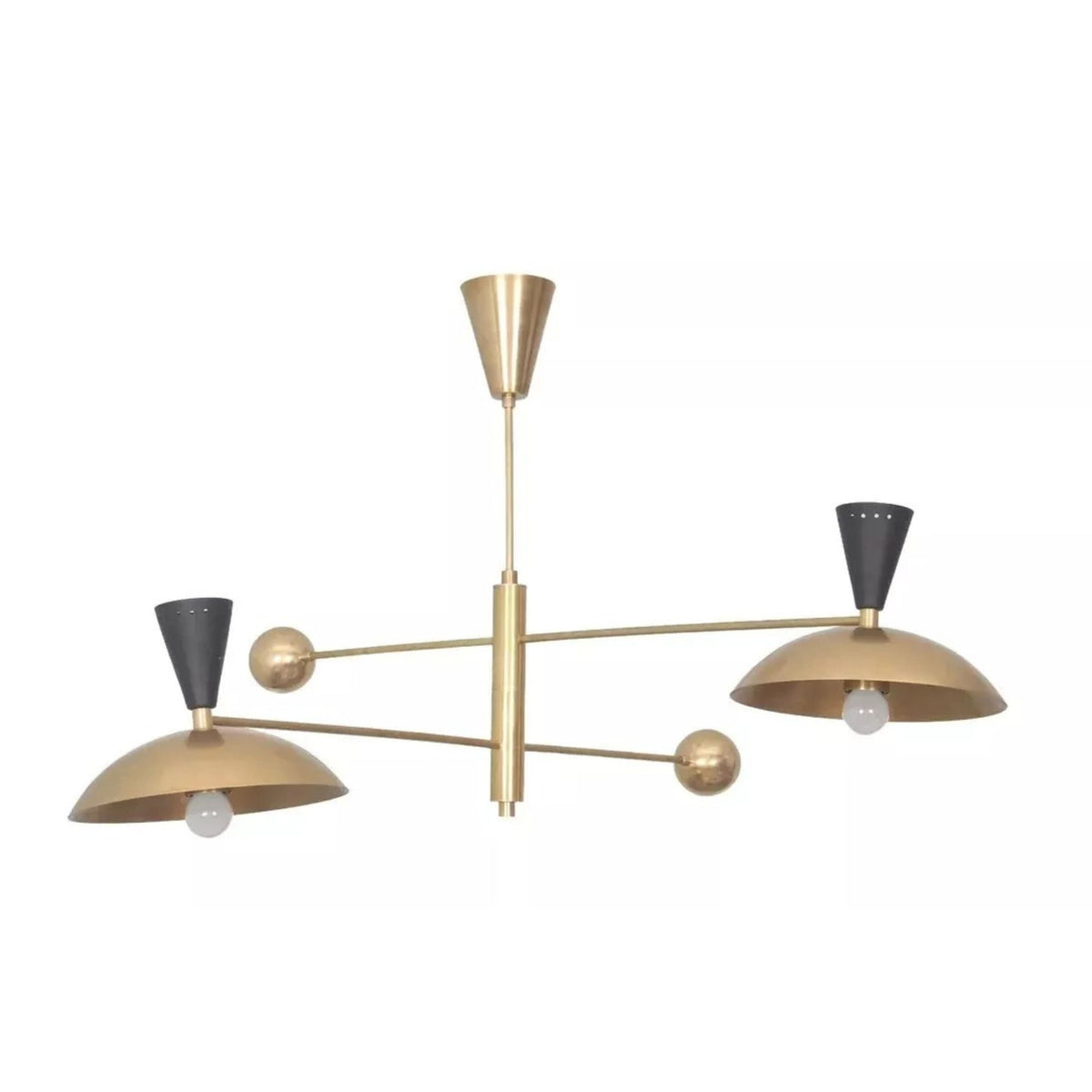 Portofino Sculptural Balance Arm Chandelier – 2 Light – 36 Inch – Model 62315