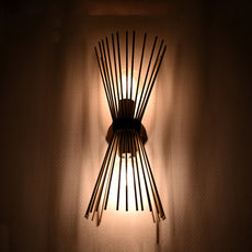 Twin Light Brass Urchin Sconce 18