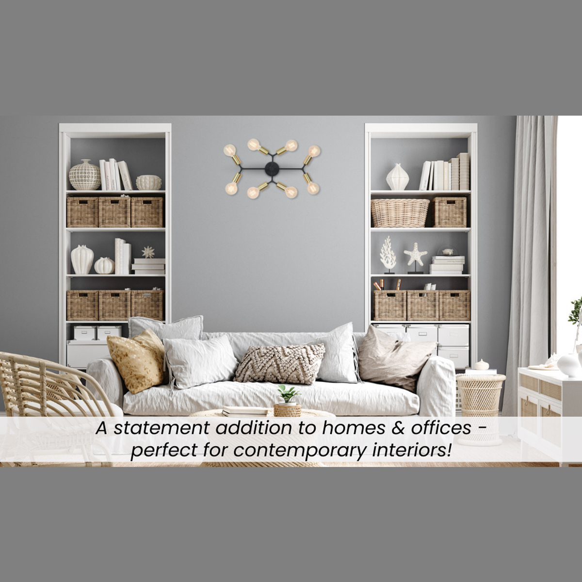 Sculptural Mid-Century Brass Wall Sconce | Customizable Statement Accent Lighting Fixture - 32519