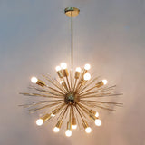 Industrial Brass Made, Brass Urchin Chandelier Lamp, Sputnik Ceiling Light, Brass Premium Modern Urchin Designer Light, Made of Brass, Decorative Light Fixture