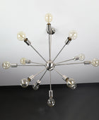 12 Arms Brass Sputnik Chandelier 28