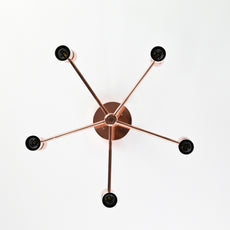 5 Arms Brass Sputnik Chandelier 17