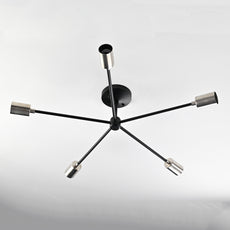 5 Arms Brass Sputnik Chandelier 25.5