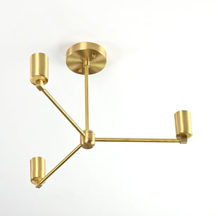 3 Arm Brass Chandelier 16