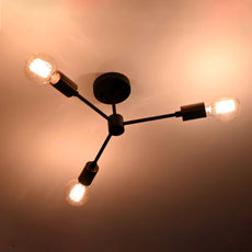 3 Arms Brass Chandelier 15