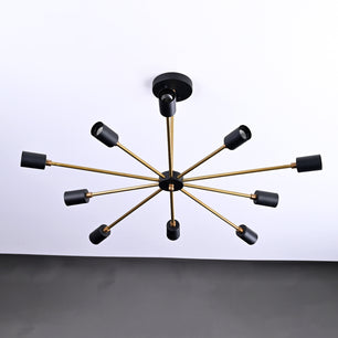 10 Arms Brass Sputnik Chandelier 30