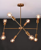 8 Arms Brass Sputnik Chandelier 25