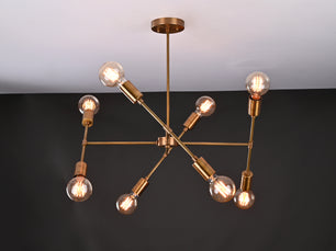 8 Arms Brass Sputnik Chandelier 25