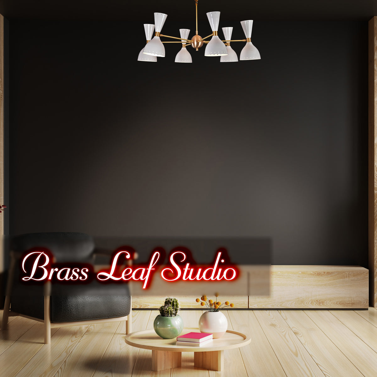 Mid-Century Modern Diabolo Style Chandelier – 6 Arms, 12 Lights | Custom Finish & Size | Dual Light Direction - 32233