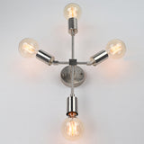Customizable Mid-Century Brass Wall Sconce | Modern Industrial Cross Arm Light Fixture - 32505