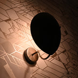 Modern Art-Inspired Wall Sconce with Sculptural Dome Shade | Customizable 13" Decorative Fixture - 32583