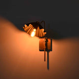 Verona Ruffled Wall Sconce – Matte Black Scalloped Shade With Brass Patina Arm 72255