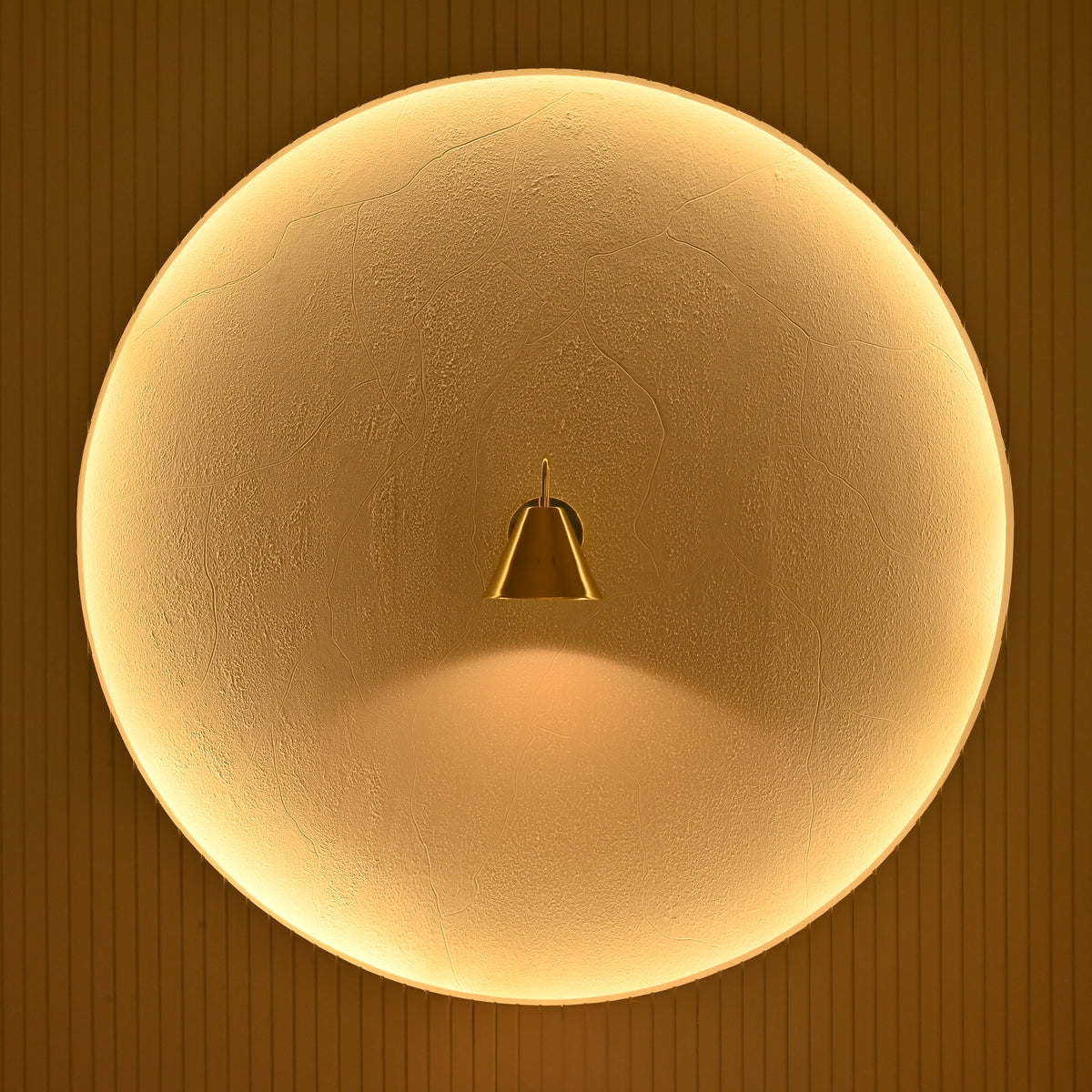 Venice Solid Brass Cone Wall Sconce – Curved Arm Reading Light 72262