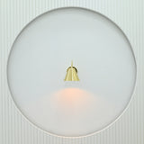 Venice Solid Brass Cone Wall Sconce – Curved Arm Reading Light 72262