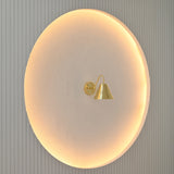 Venice Solid Brass Cone Wall Sconce – Curved Arm Reading Light 72262