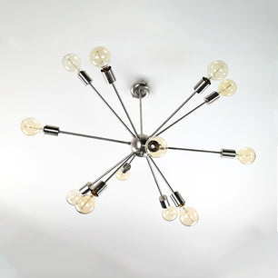 12 Arms Brass Sputnik Chandelier 28