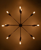 12 Arms Brass Sputnik Chandelier 36