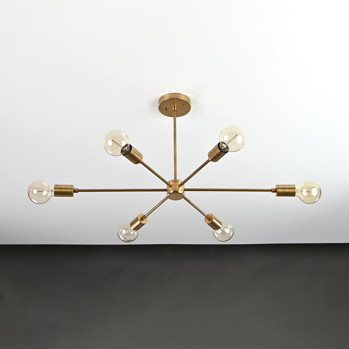 Tokyo Vector - Brass Chandelier - 6 Lights - 32191