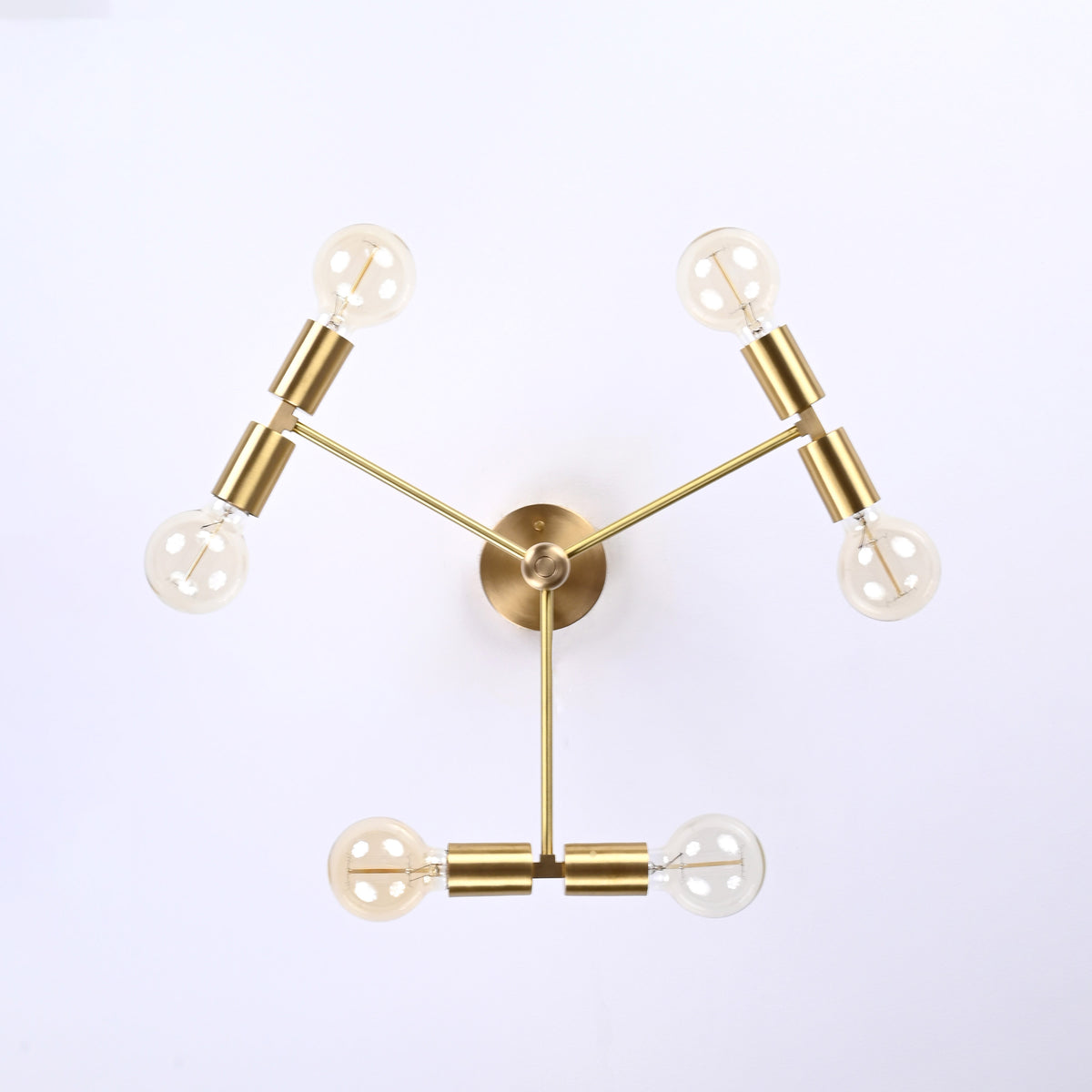 Copenhagen Beacon - Brass Chandelier - 6 Lights - 32207