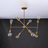 Kyoto Beacon Mid-century Chandelier - 8 Lights - 32212