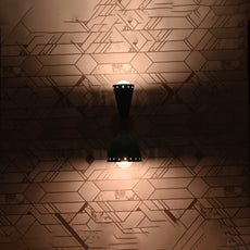 Mid-Century Diabolo Style Wall Sconce | Customizable Retro Accent Light Fixture for Modern Interiors - 32584