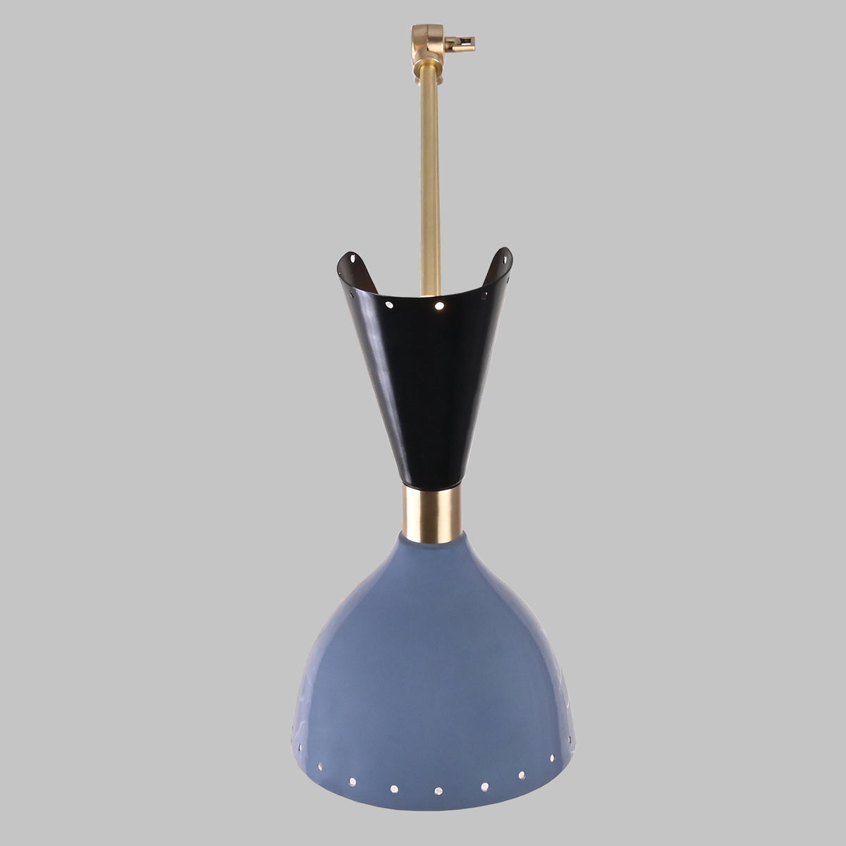 Mid-Century Diabolo Style Swing Arm Wall Sconce | Customizable 28" Adjustable Articulated Fixture - 32587