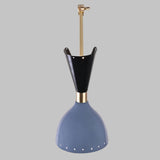 Mid-Century Diabolo Style Swing Arm Wall Sconce | Customizable 28" Adjustable Articulated Fixture - 32587