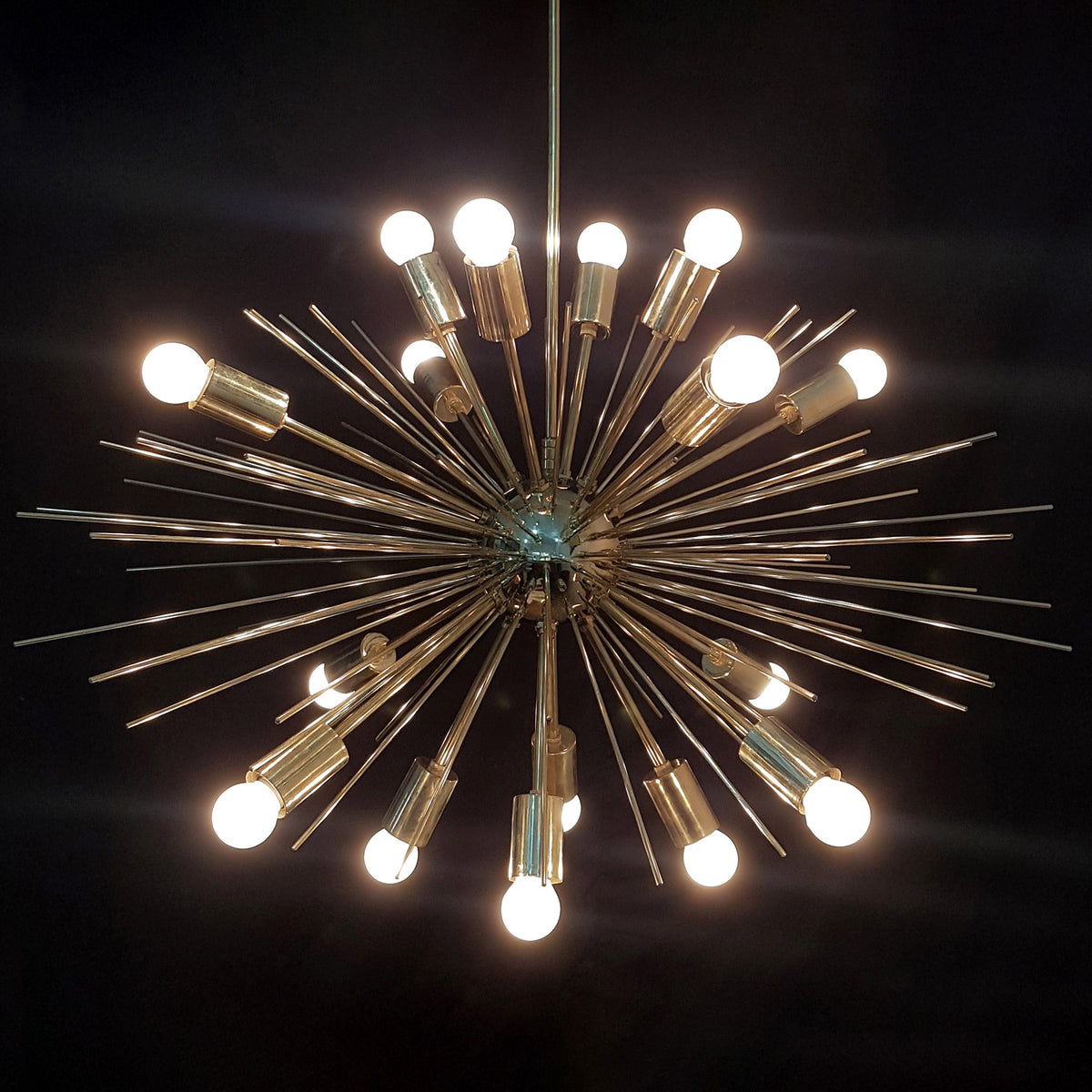 Industrial Brass Made, Brass Urchin Chandelier Lamp, Sputnik Ceiling Light, Brass Premium Modern Urchin Designer Light, Made of Brass, Decorative Light Fixture